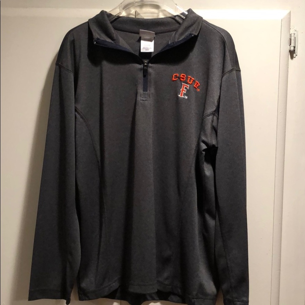 Cal State Fullerton Quarter Zip Long Sleeve